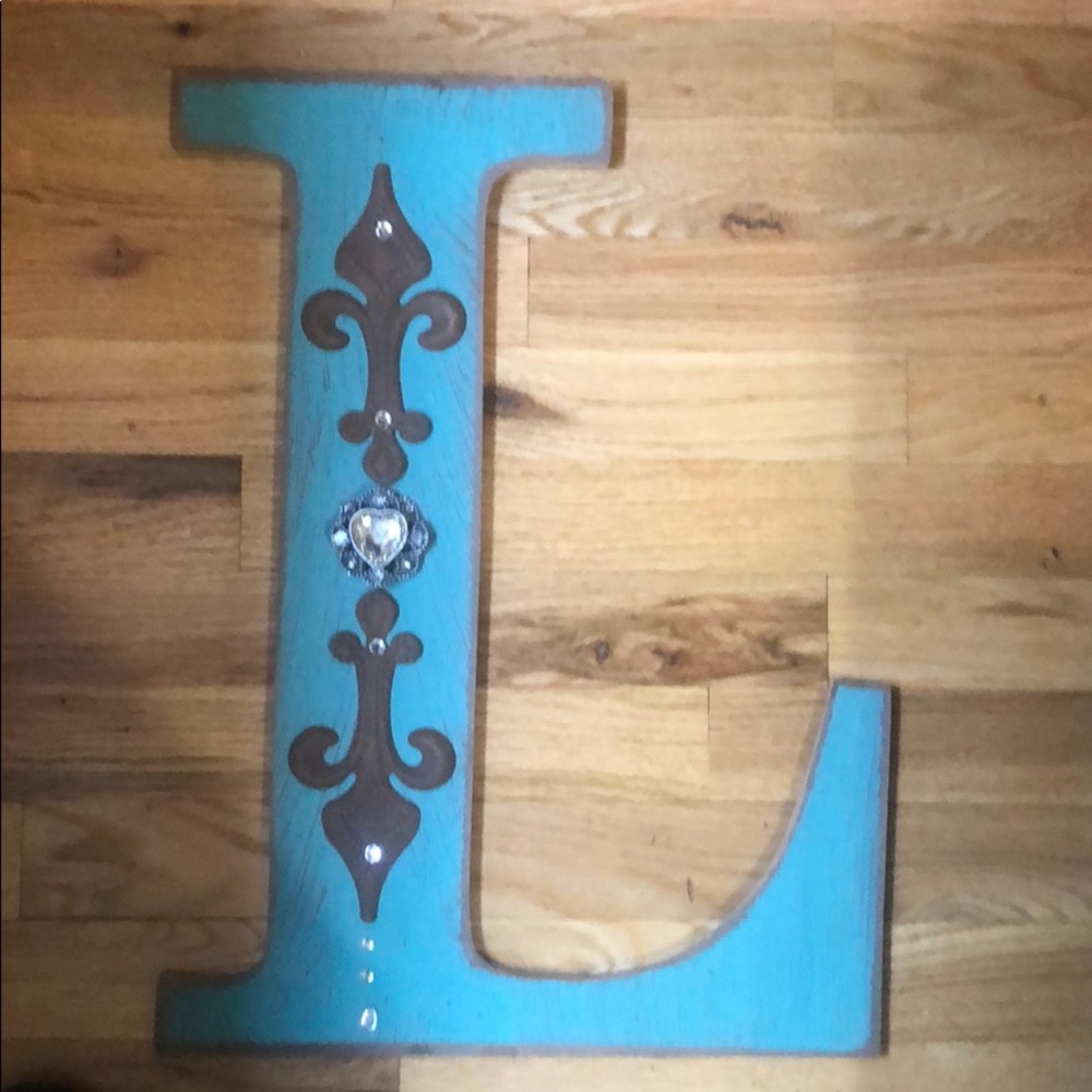 Country/Bohemian Style “L” Initial